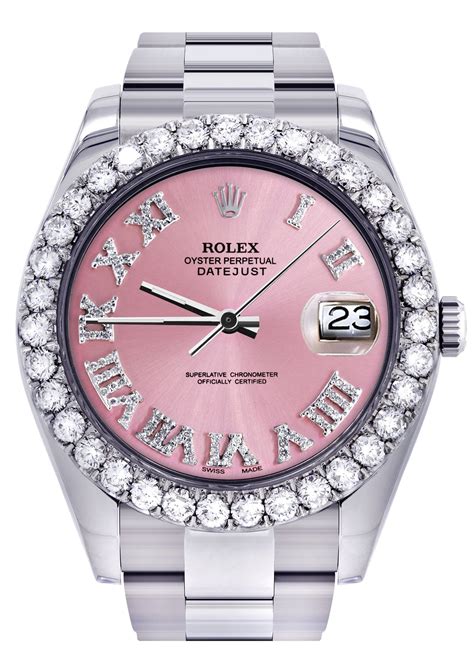 datejust rolex pink real watch